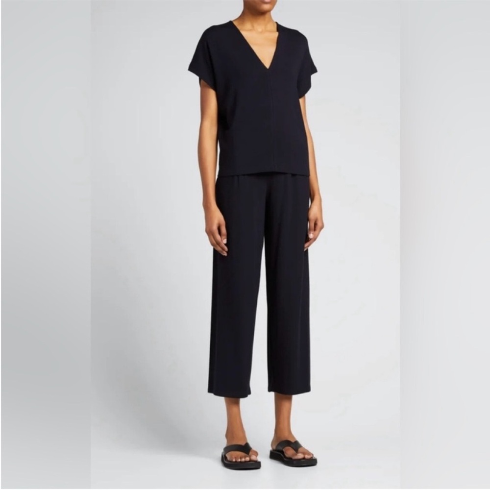 Vince Knit Double V Popover